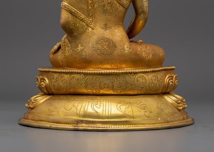 Amitabha Buddha Statue | Handcrafted Art in Copper