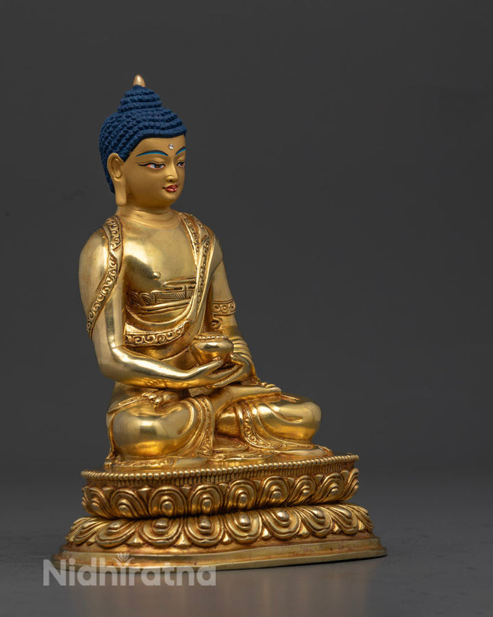 Amitabha Buddha Statue | 24K Gold Gilded Artwork