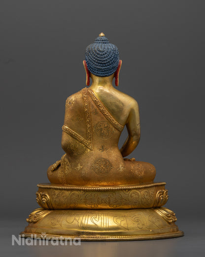 Amitabha Buddha Statue | Handcrafted Art in Copper