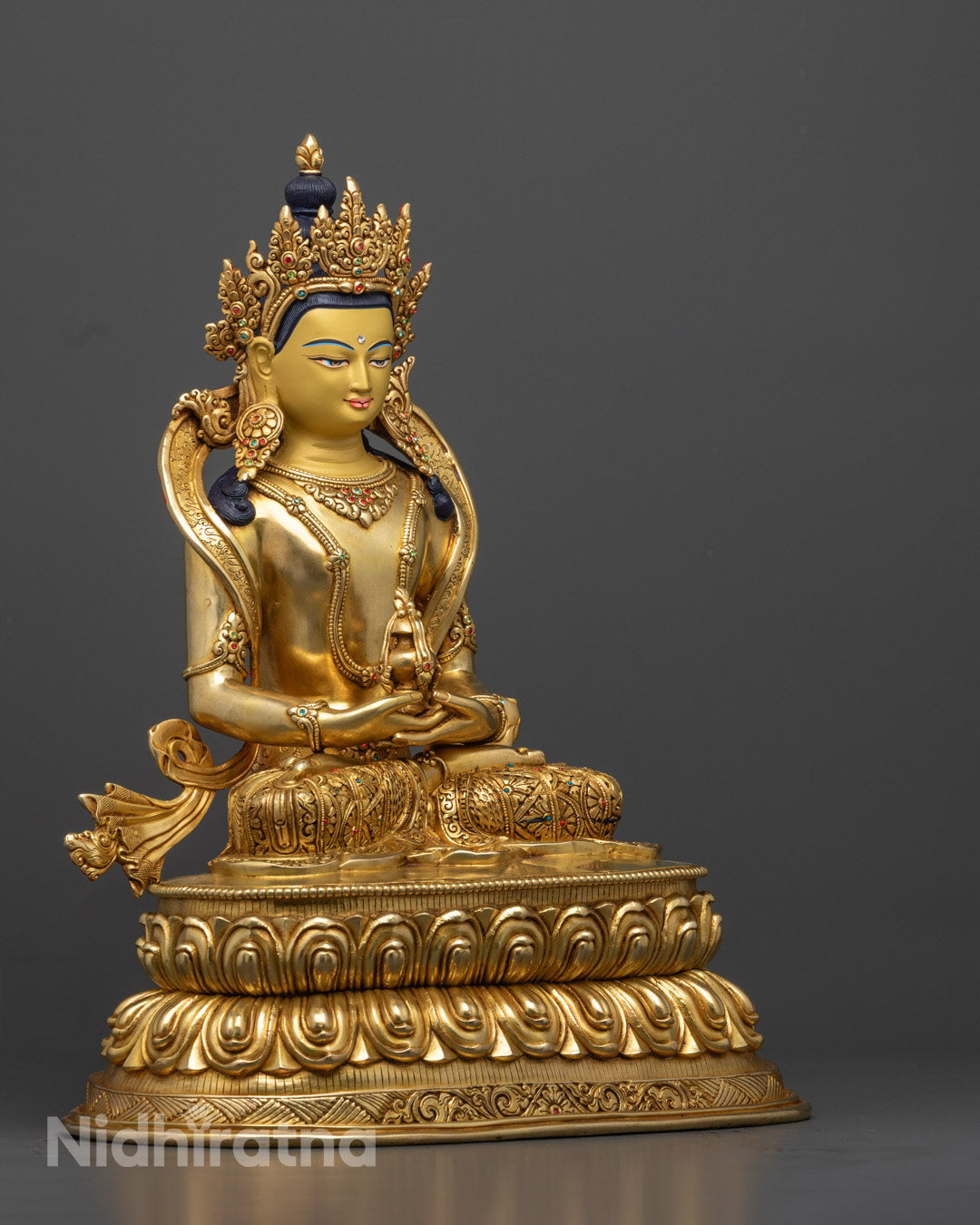 Meditation Statue of Tsepame Amitayus Buddha of Long life deity
