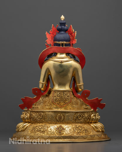 Meditation Statue of Tsepame Amitayus Buddha of Long life deity