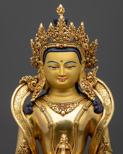 Meditation Statue of Tsepame Amitayus Buddha of Long life deity