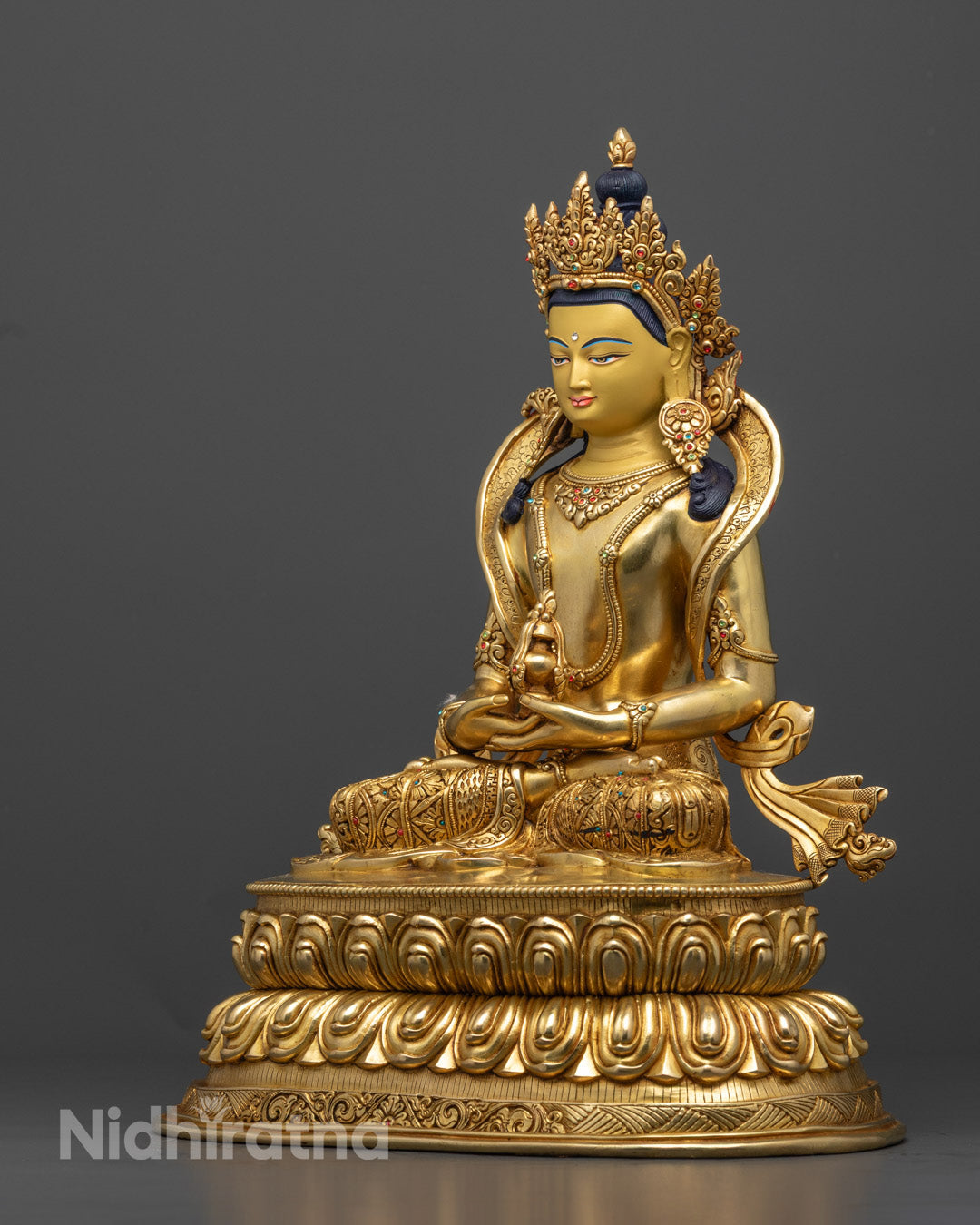 Meditation Statue of Tsepame Amitayus Buddha of Long life deity