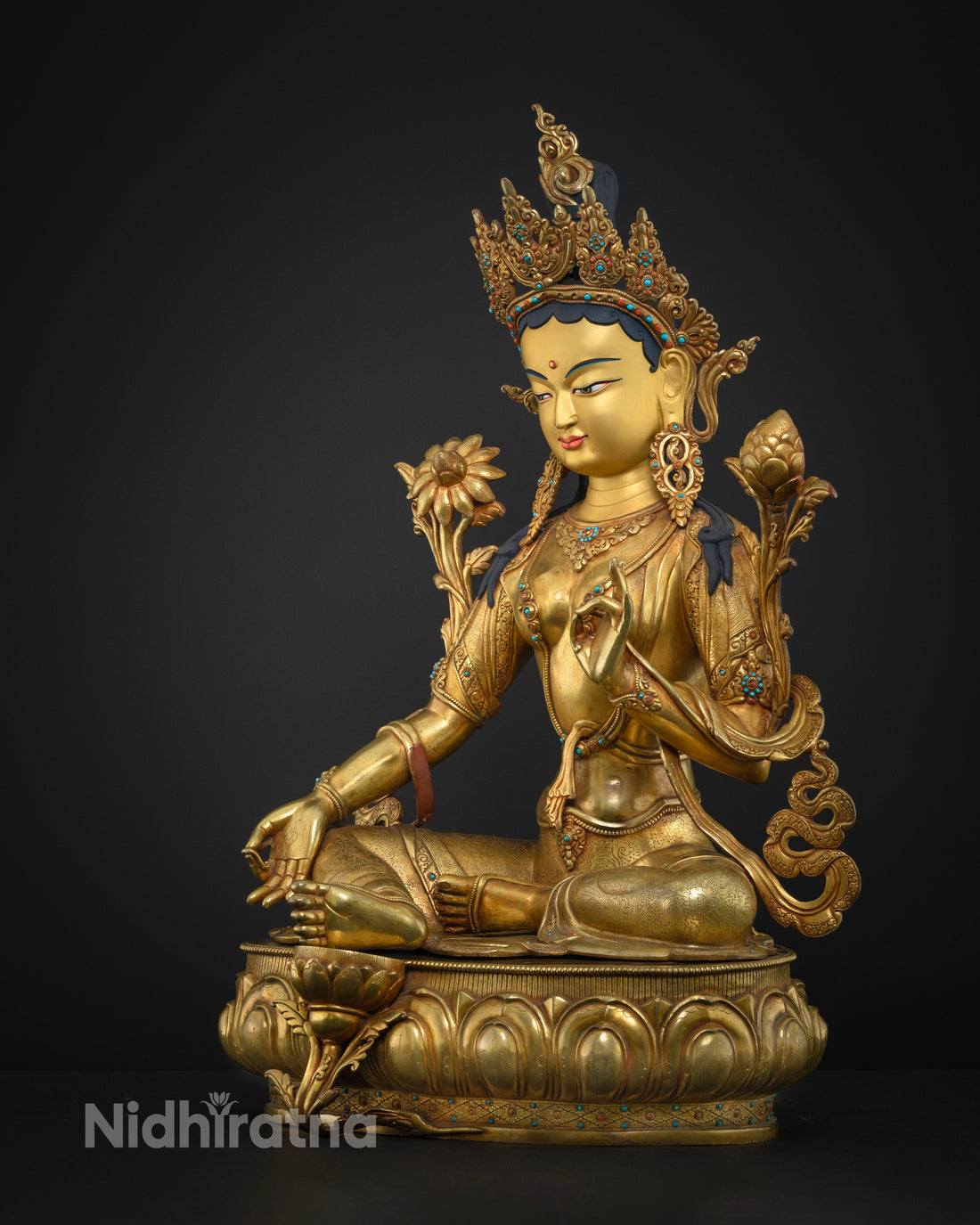 Green Tara Buddha Statue: Perfect for Meditation