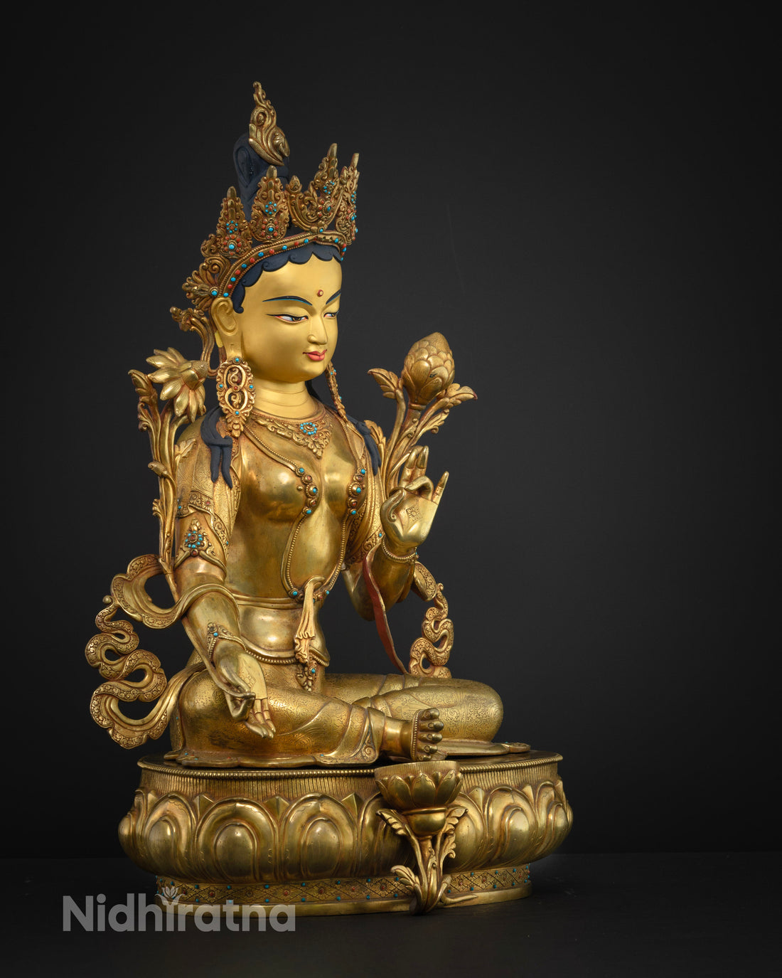 Green Tara Buddha Statue: Perfect for Meditation