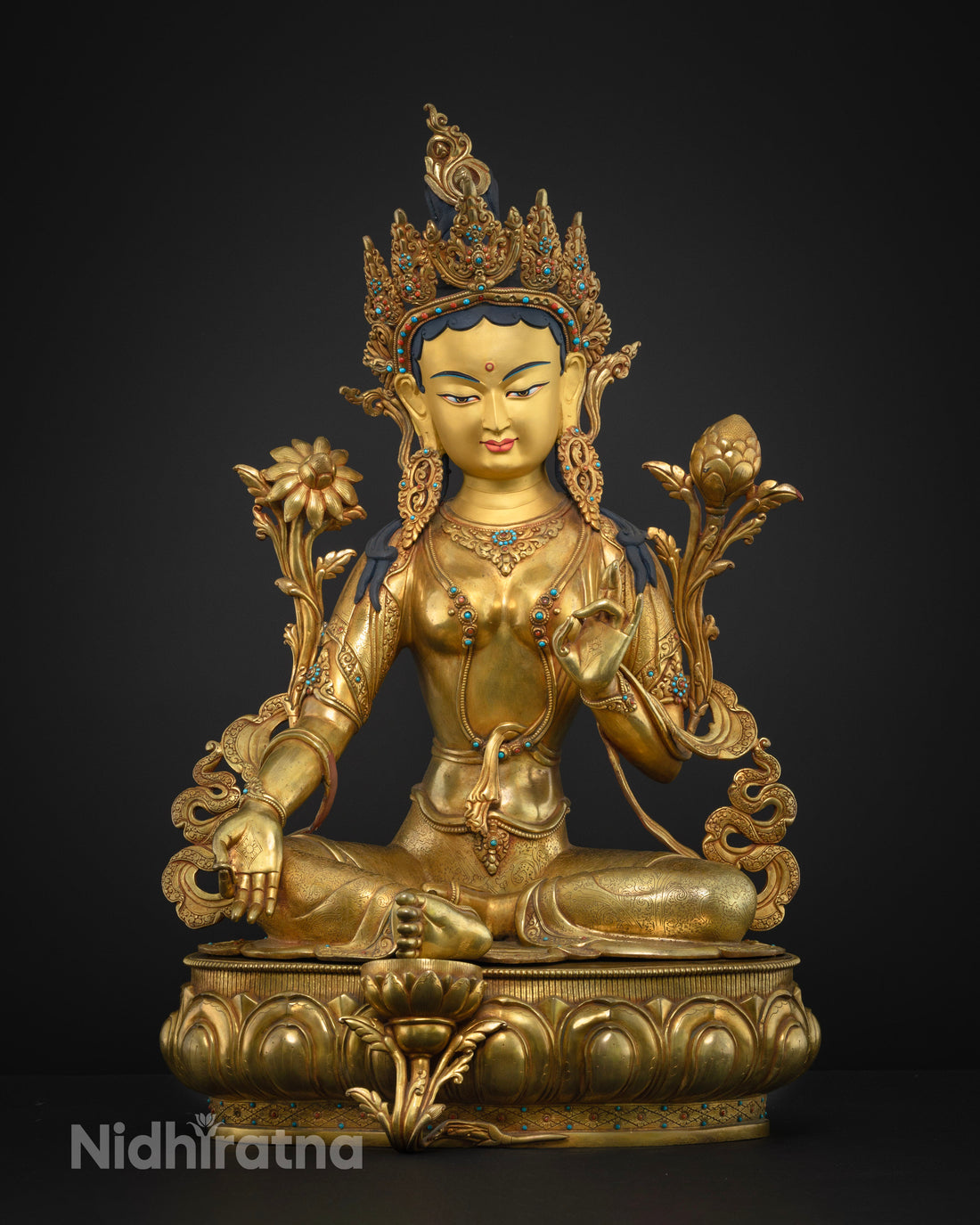 Green Tara Buddha Statue: Perfect for Meditation