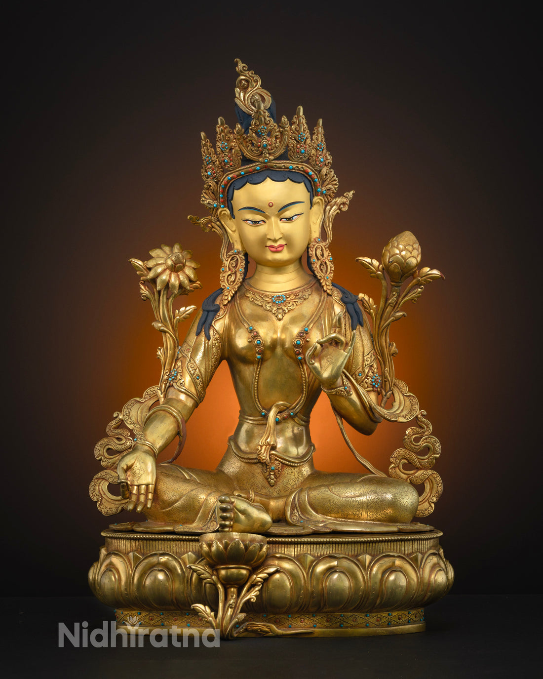 Green Tara Buddha Statue: Perfect for Meditation