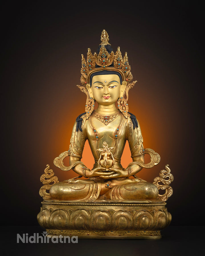 Masterpiece Amitayus Statue | Spiritual Prosperity