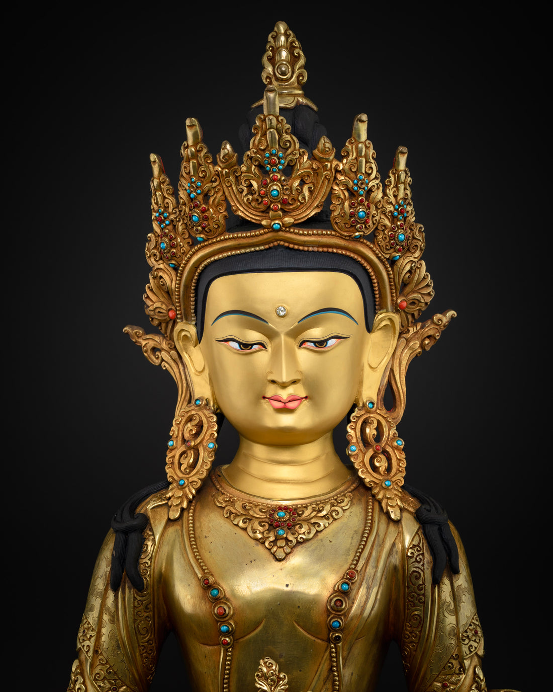 Masterpiece Amitayus Statue | Spiritual Prosperity