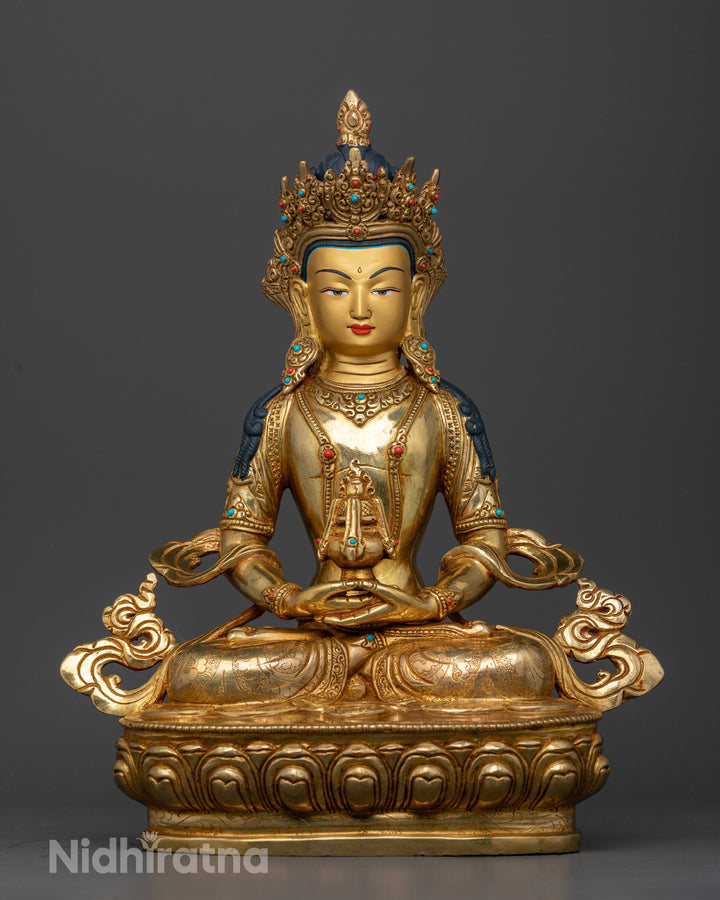 Embrace Eternal Vitality: Amitayus Buddha Statues for Health and Longevity"