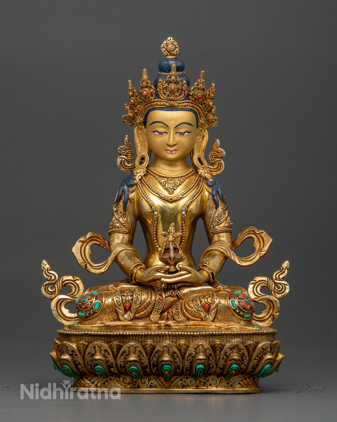 Amitayus Buddha Deity Statue: Blessings of Longevity