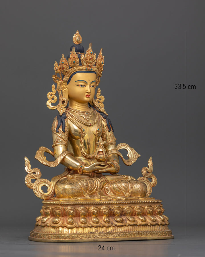 Amitayus Statue: Symbolizing Longevity and Spiritual Tranquility