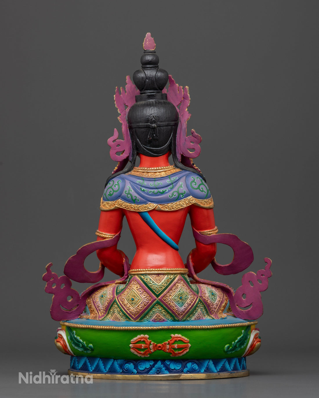 Red Amitayus Statue: Symbol of Longevity and Compassion