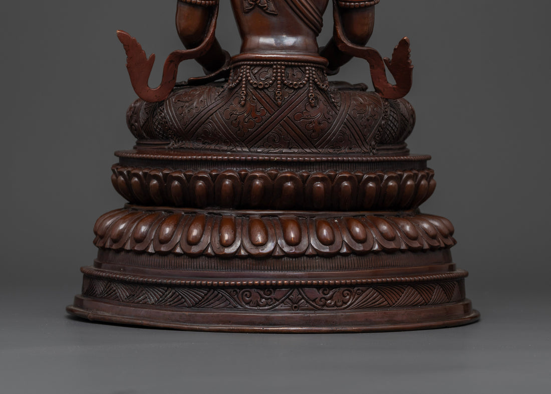 Experience the Serenity of Oxidized Amitayus: Buddha of Infinite Life