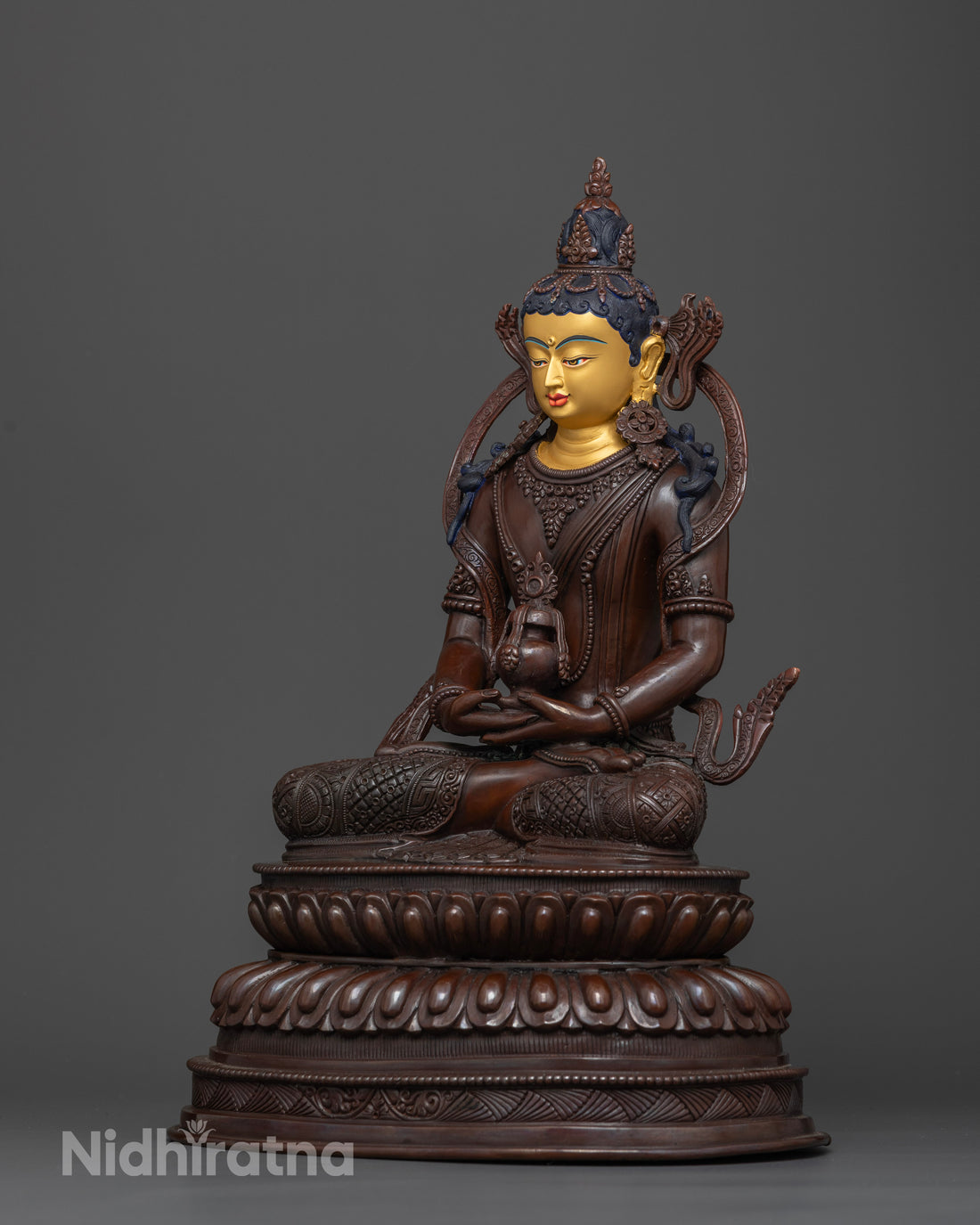 Experience the Serenity of Oxidized Amitayus: Buddha of Infinite Life