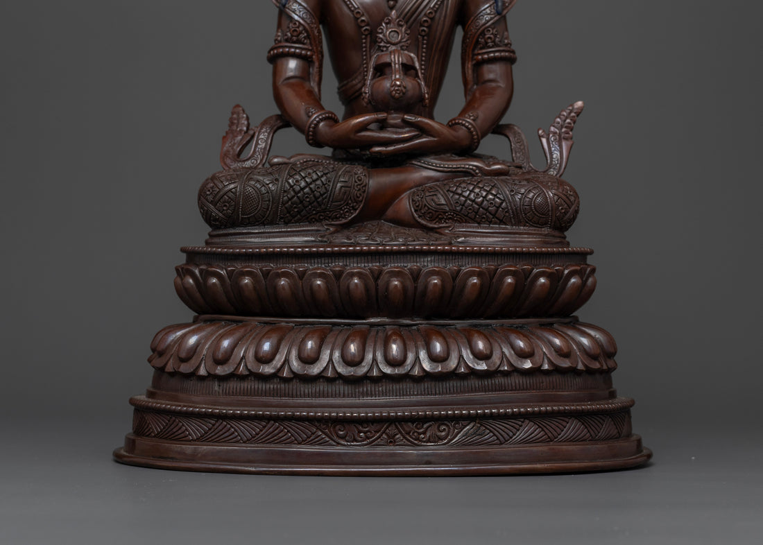 Experience the Serenity of Oxidized Amitayus: Buddha of Infinite Life