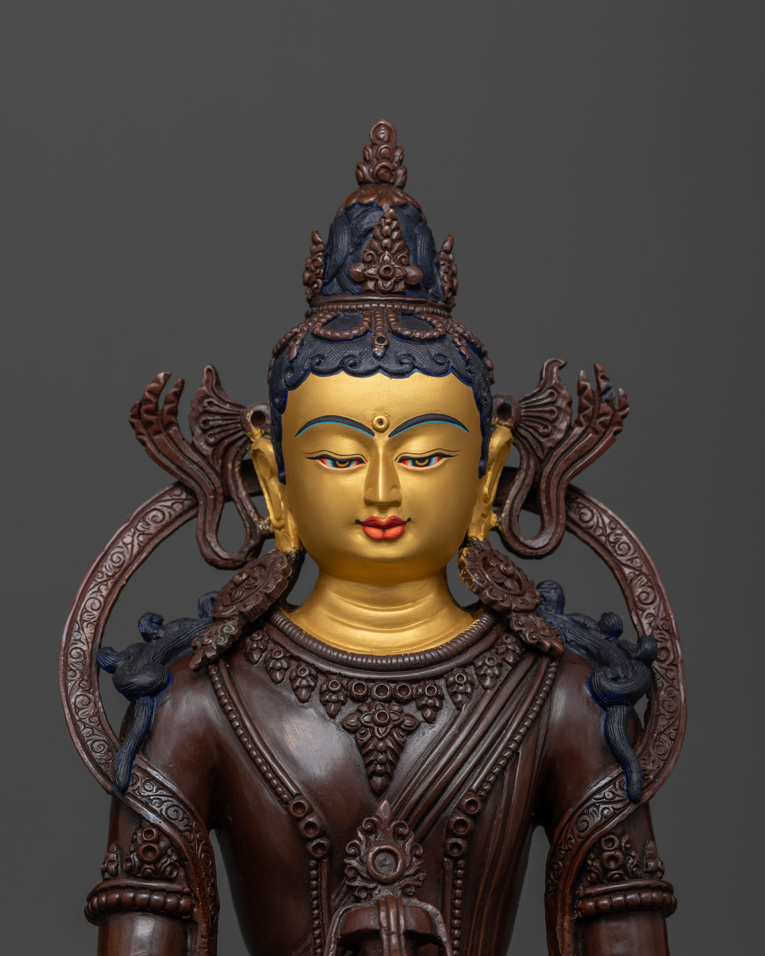 Experience the Serenity of Oxidized Amitayus: Buddha of Infinite Life