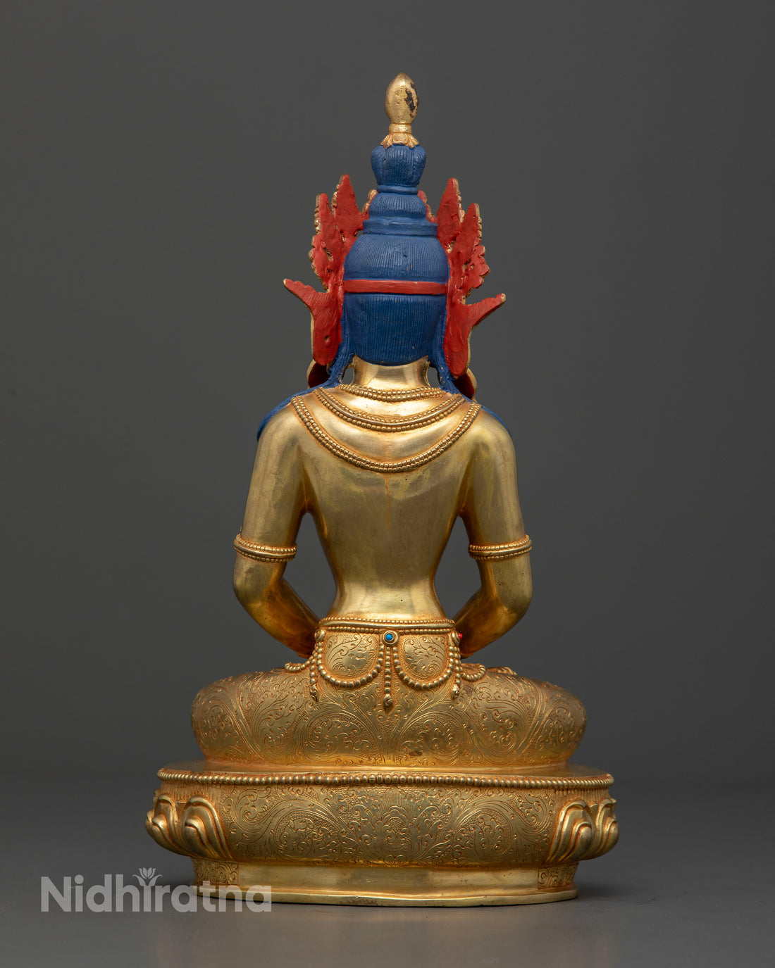 Amitayus Statue: A Blessing for Longevity and Prosperity in Gold