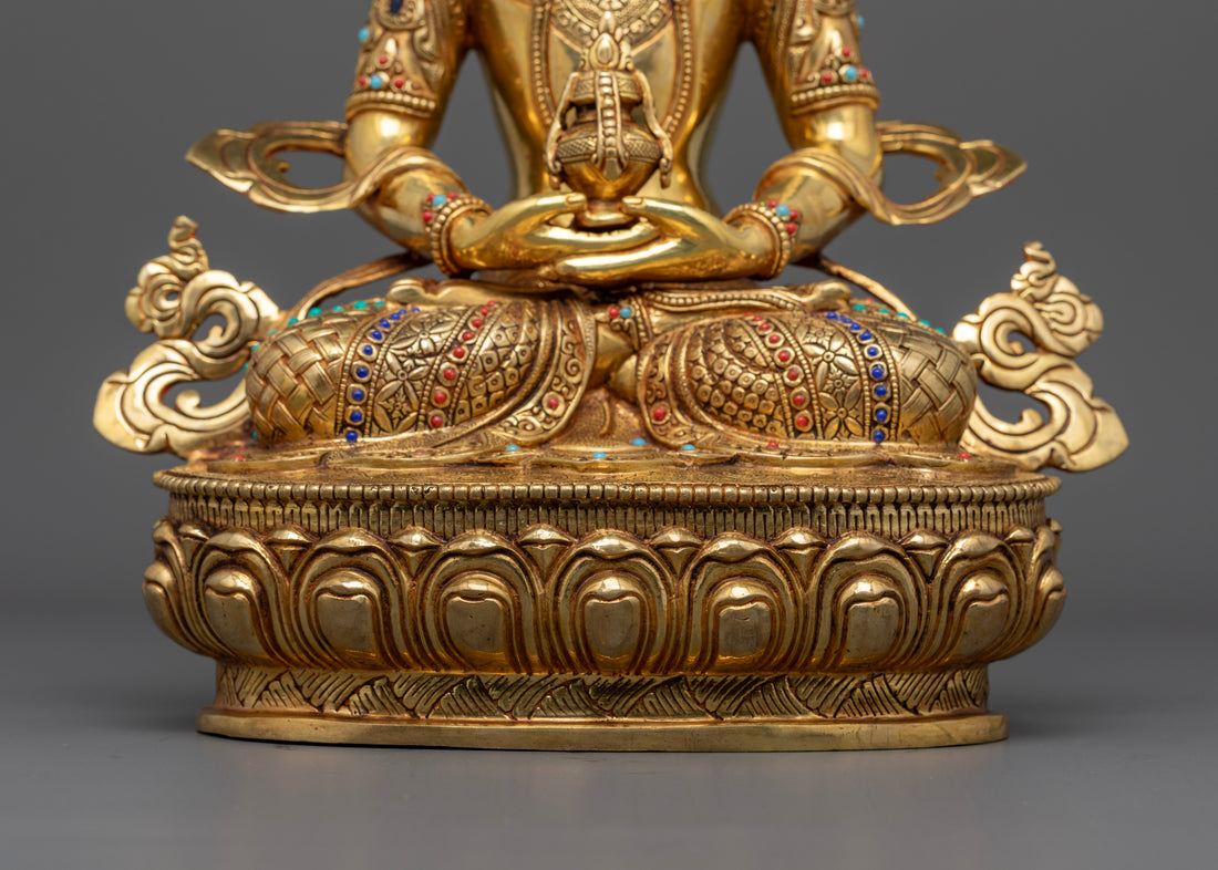 Amitayus Statue: Spiritual Art for Health