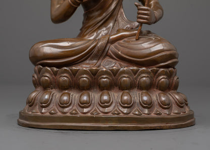 Oxidized Akasagarbha Bodhisattva Statue | Space Treasury Guardian