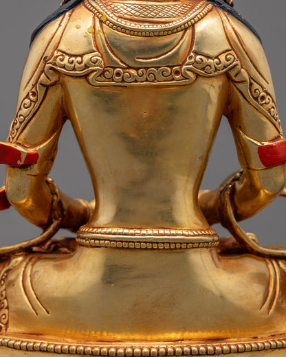 Amitayus Statue from Nepal | Embrace the Energy of Eternal Life