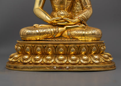 Nepalese Crafted Amitabha Buddha Statue