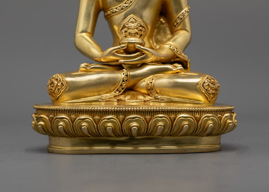 Amitabha Buddha Sculpture | Handmade Tibetan Art