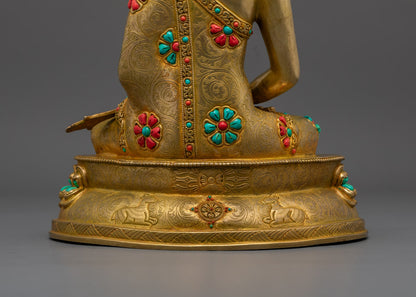 Amitabha Buddha Statue for Enlightenment Path | Handmade Tibetan Art