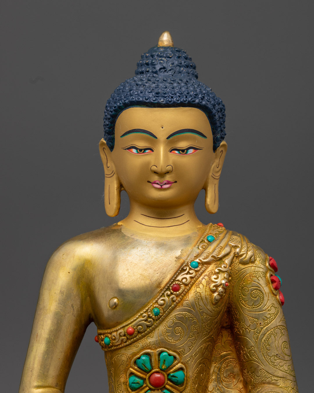 Amitabha Buddha Statue for Enlightenment Path | Handmade Tibetan Art