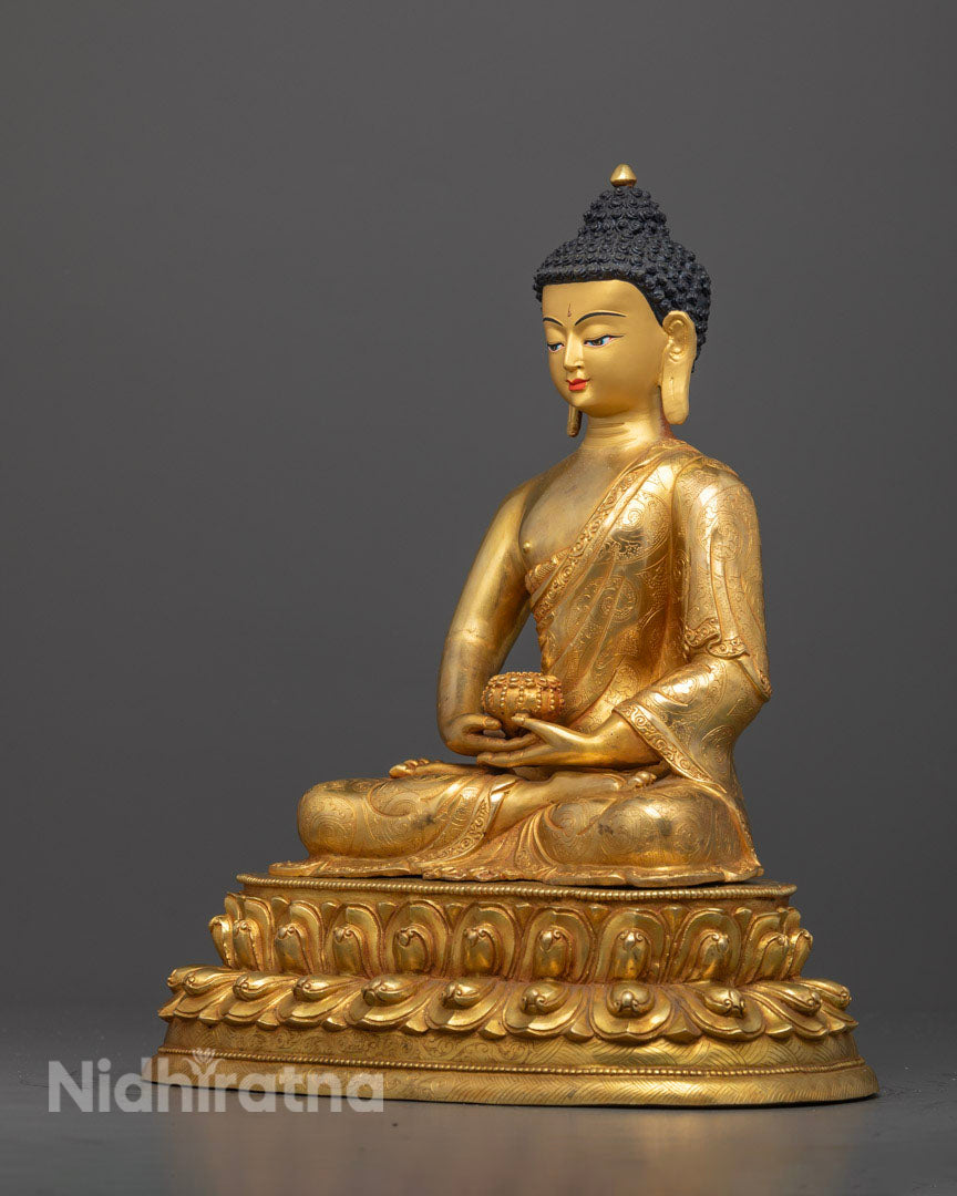 Amitabha Buddha Pure Land Statue for Meditation