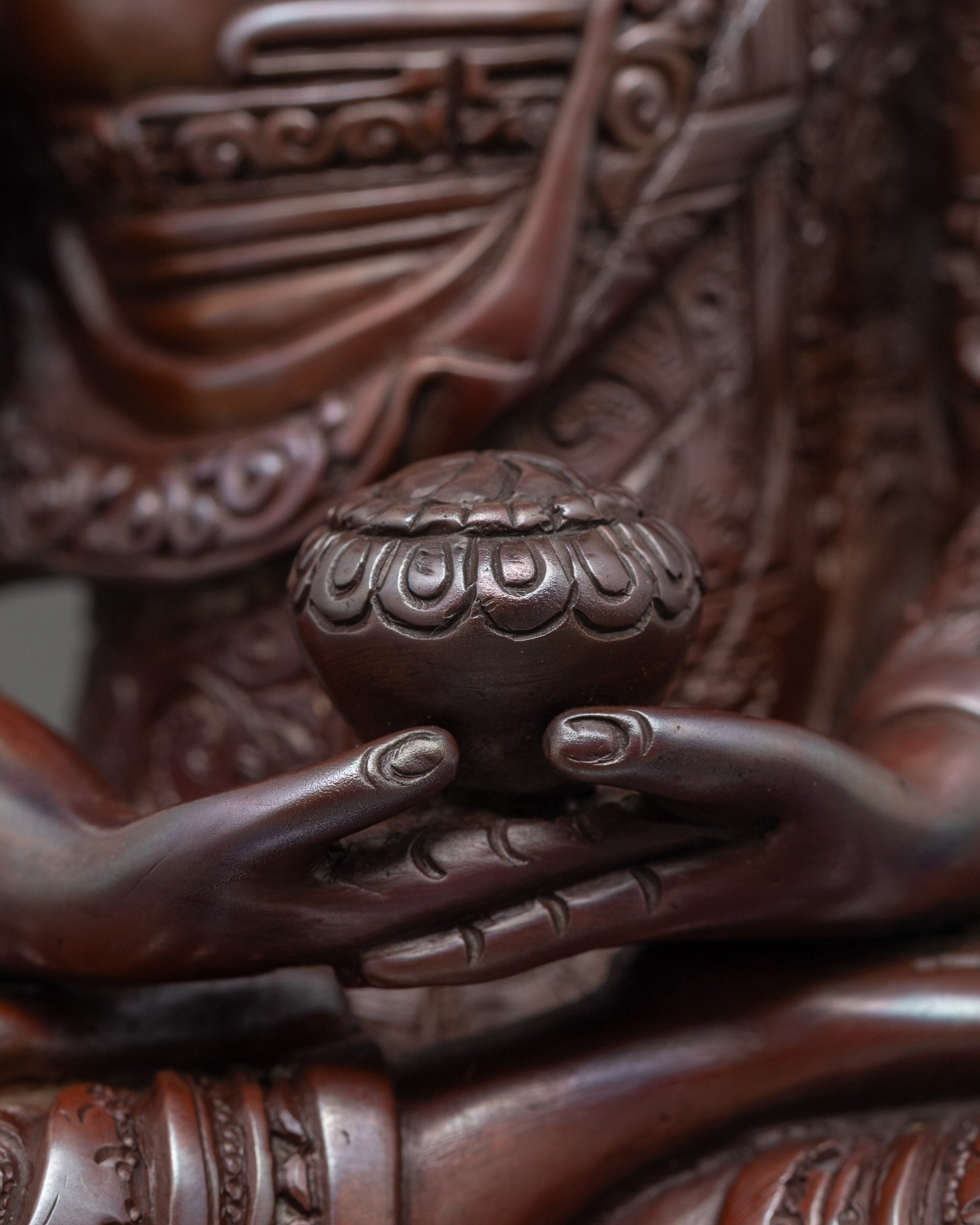 Oxidized Three Buddha Set | Shakyamuni, Amitabha & Medicine Statues