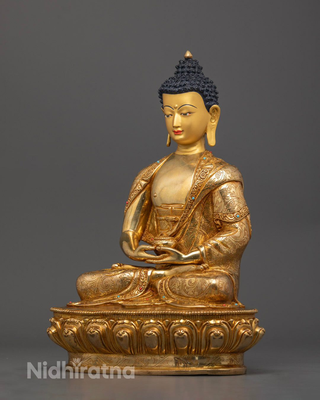 Amitabha Buddha Statue | Handmade Tibetan Buddhist Art