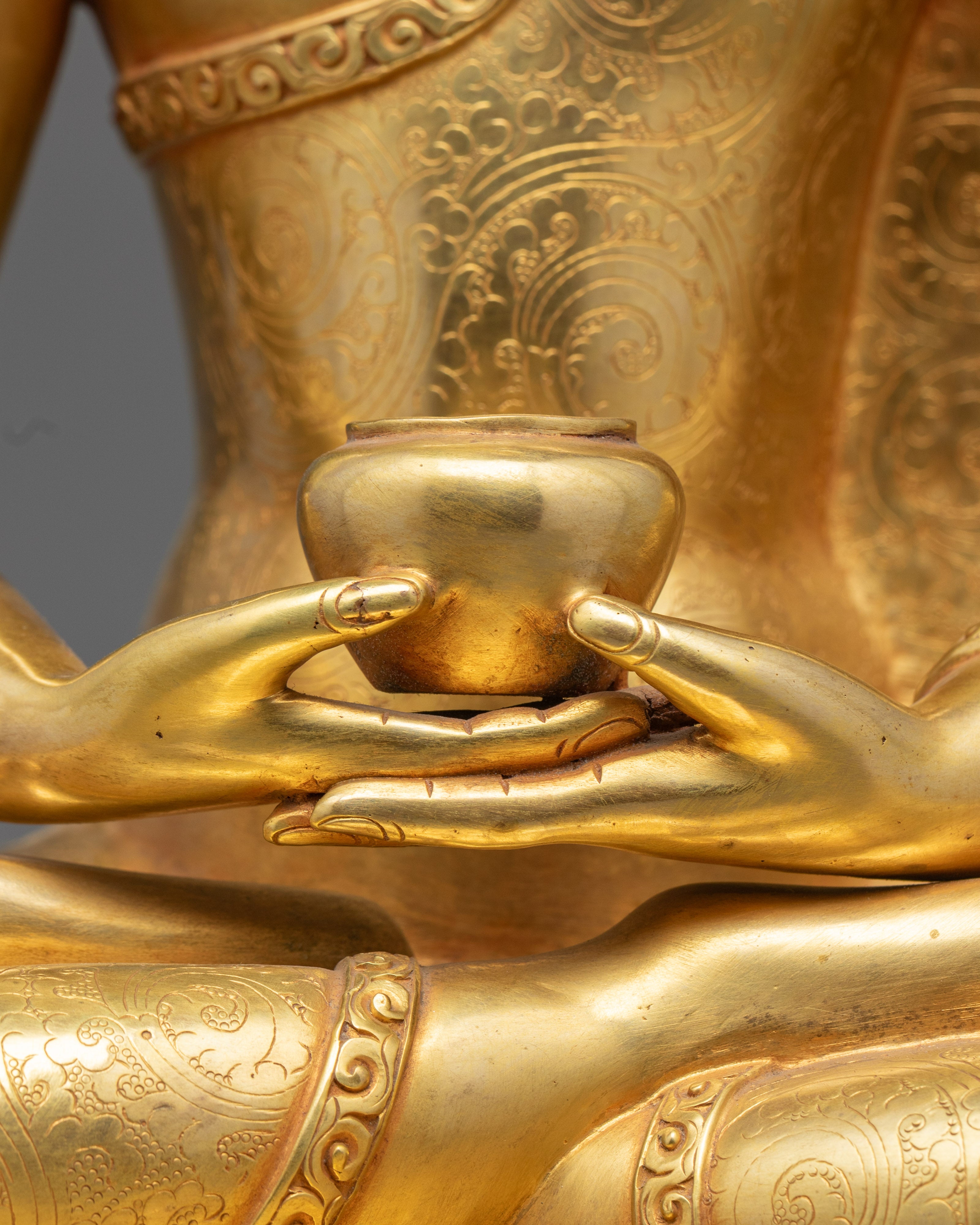 Handcrafted Amitabha Buddha Statue | Tibetan Sculpture