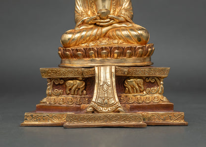 Three Buddha Set Statue | Buddhist Zen-Inspired Altar Art