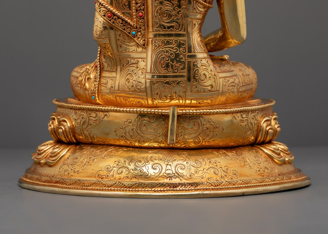 Amitabha Buddha Statue | Nepalese Handmade with 24K Gold