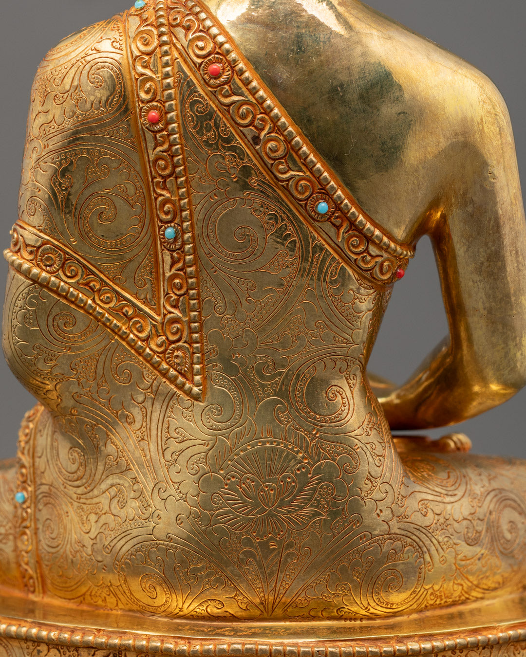 Nepalese Amitabha Buddha Statue | Traditional Lost Wax Method