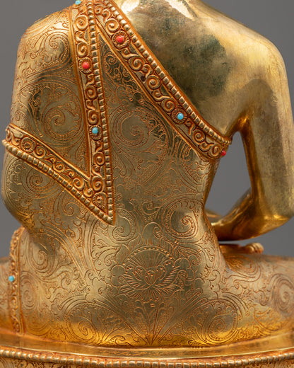 Nepalese Amitabha Buddha Statue | Traditional Lost Wax Method