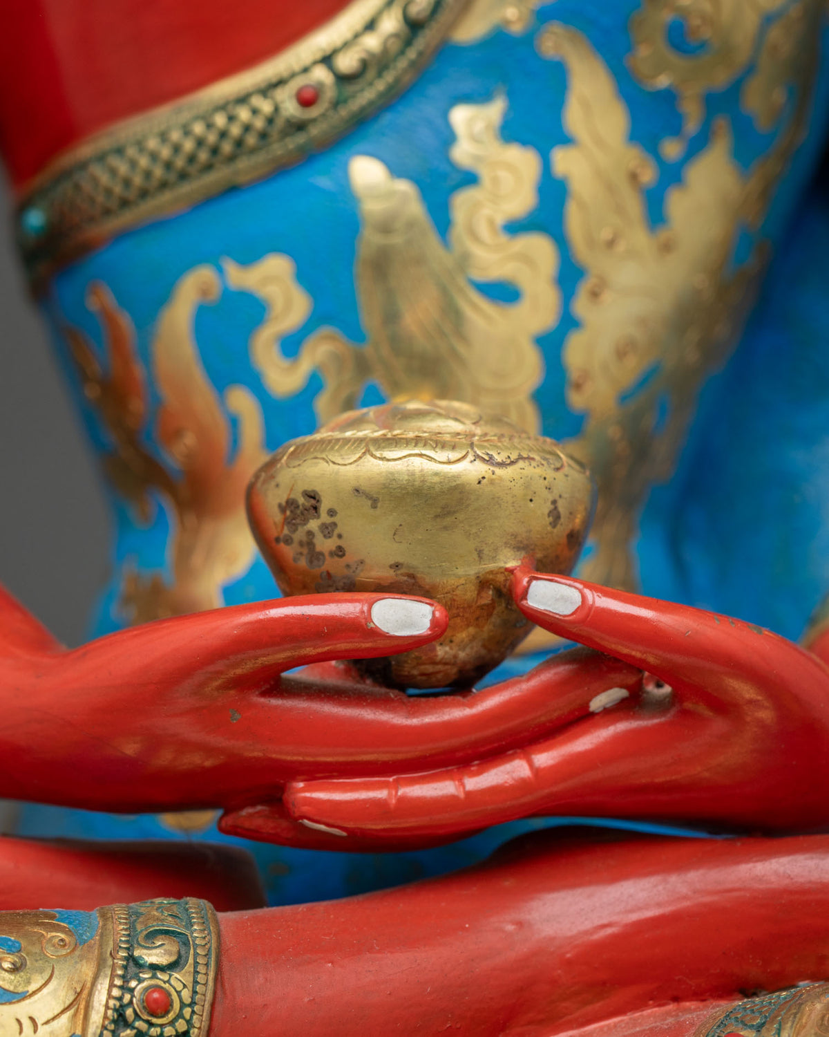 Amitabha Buddha Statue – Buddhist Altar Figure for Prayer & Meditation
