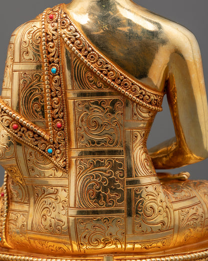 Amitabha Buddha Statue | Nepalese Handmade with 24K Gold