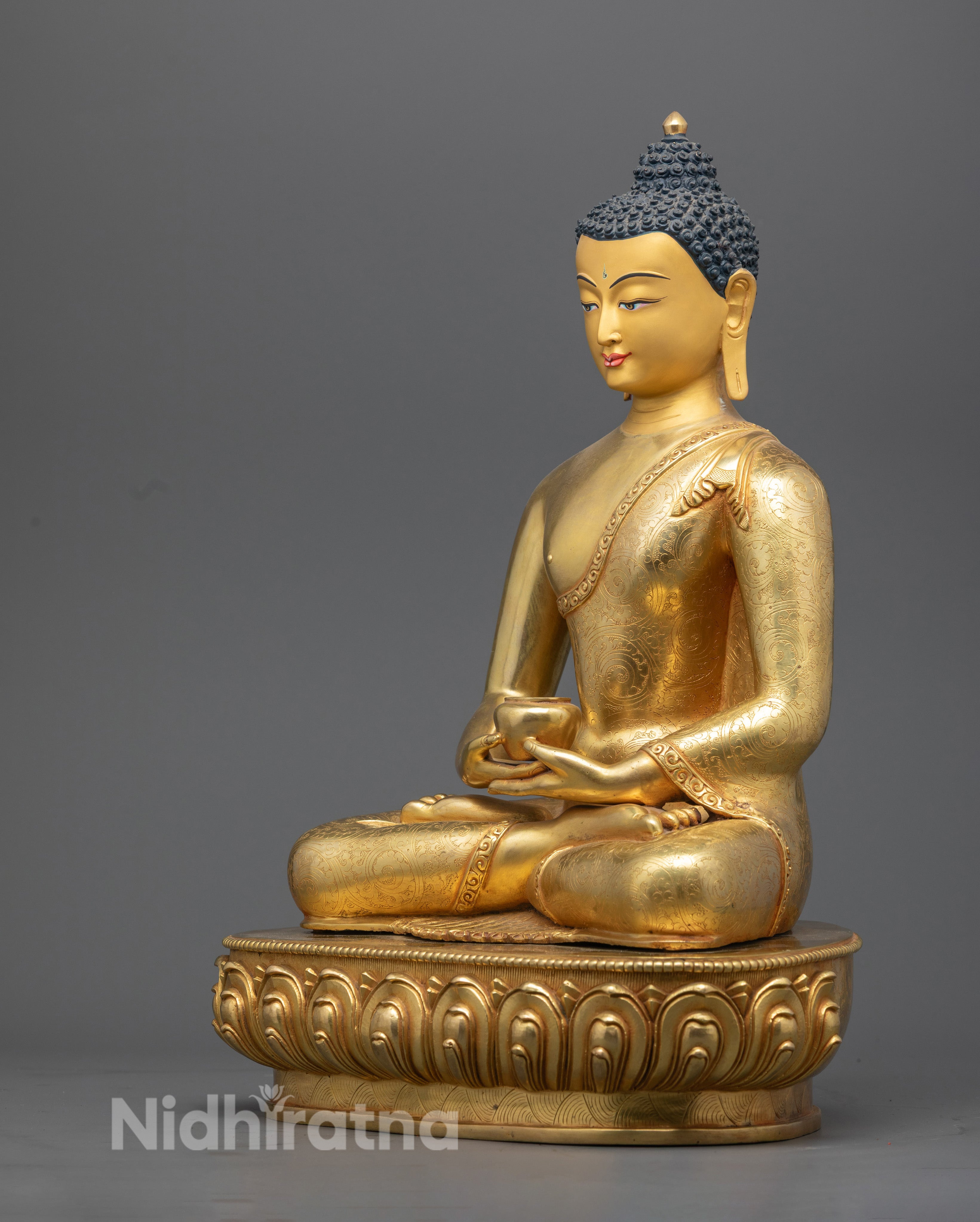 Handcrafted Amitabha Buddha Statue | Tibetan Sculpture