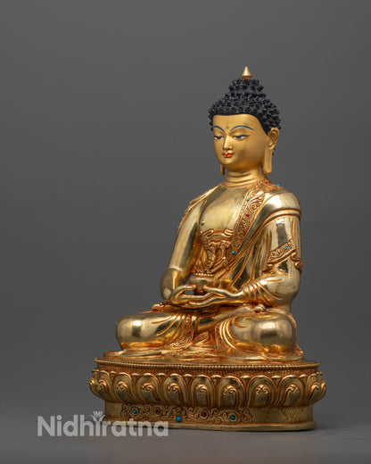 Buy Amitabha Buddha Statue Online | Hand-Carved Nepali Sacred Art