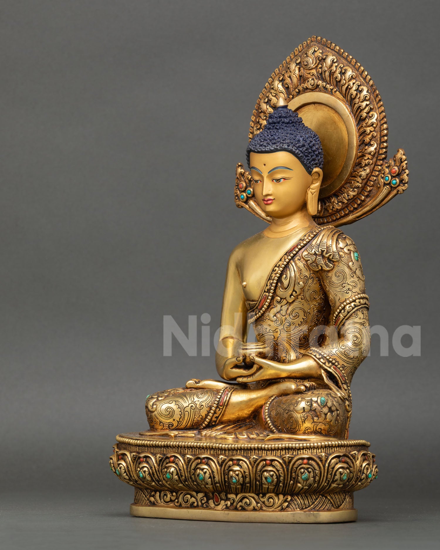 Amitabha Buddha Statue | Buddhist Spiritual Decor from Nepal