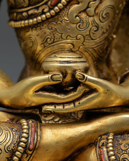 Amitabha Buddha Statue | Buddhist Spiritual Decor from Nepal