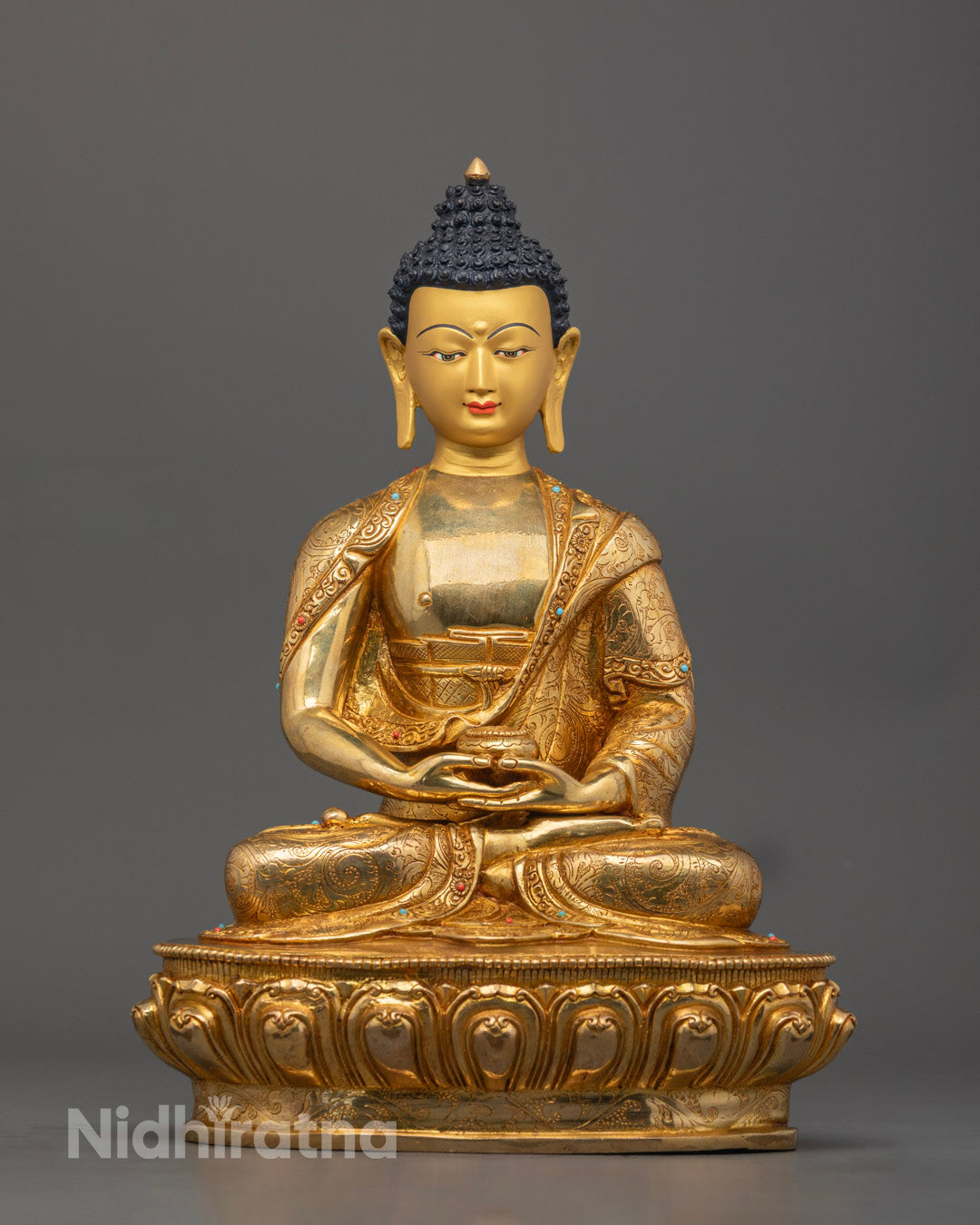 Amitabha Buddha Statue | Handmade Tibetan Buddhist Art