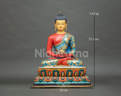 Amitabha Buddha Statue – Buddhist Altar Figure for Prayer & Meditation