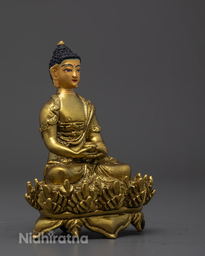 Handmade Sacred Trio Statue | Medicine, Amitabha, Shakyamuni Buddhas