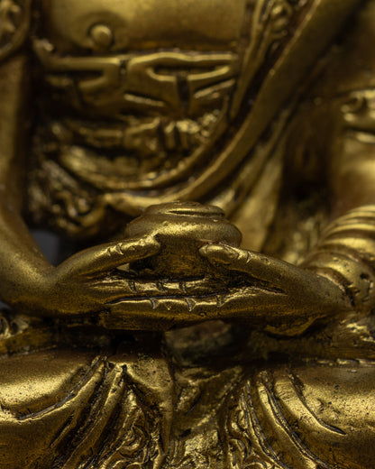 Handmade Sacred Trio Statue | Medicine, Amitabha, Shakyamuni Buddhas