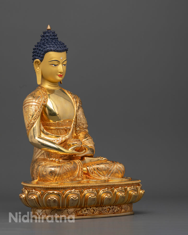 Amitabha Buddha Statue | 24k Gold Glited Statue