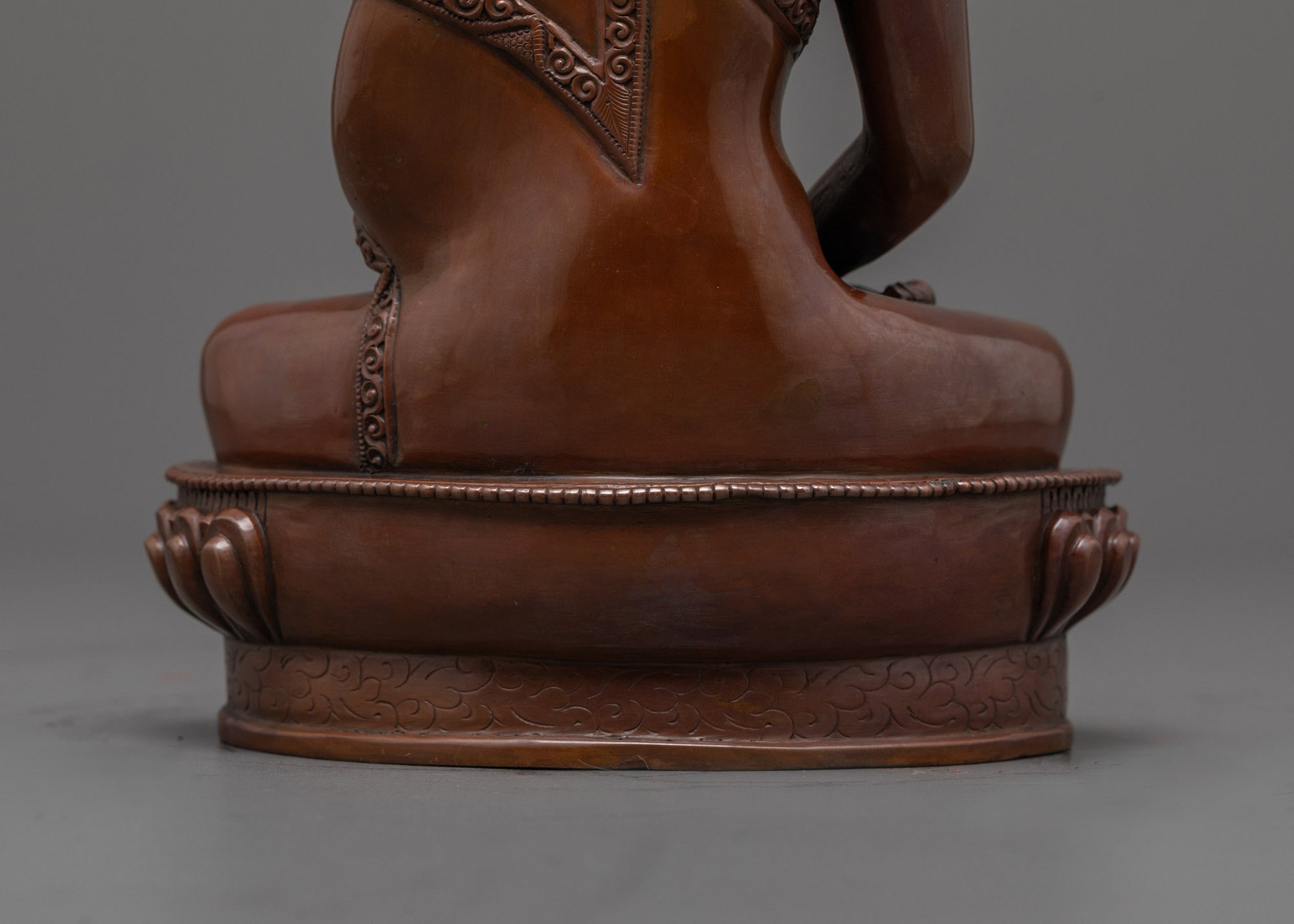 Oxidized Amitabha Buddha Statue | Traditional Hand Carved Buddhist Art