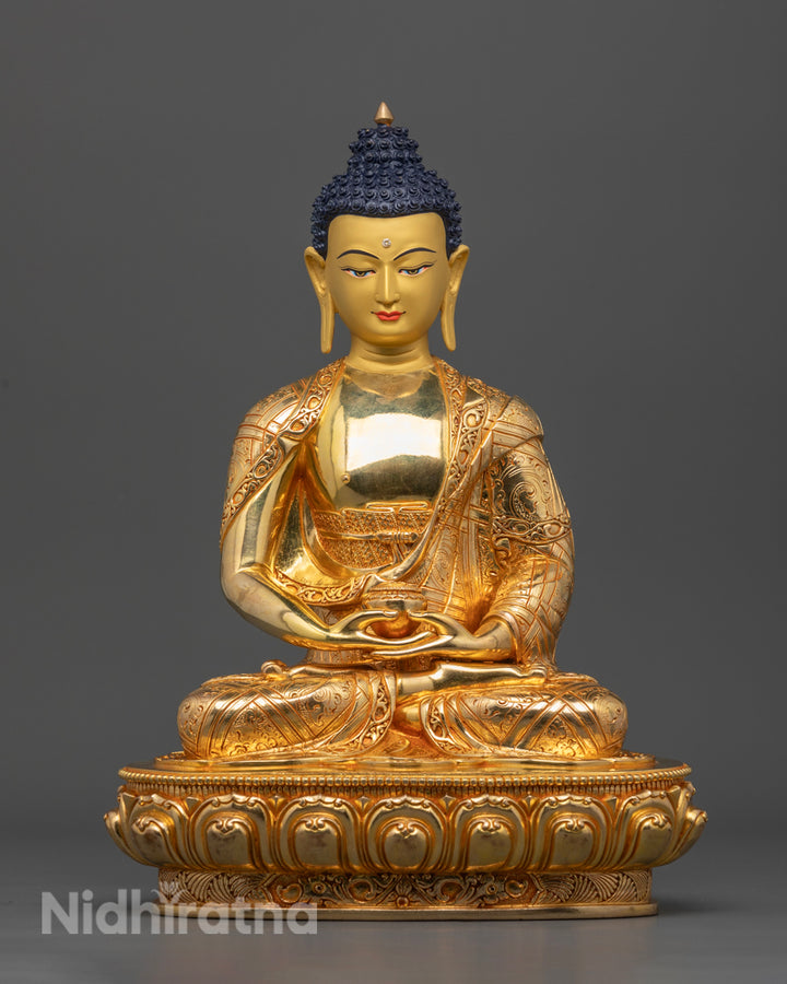 Amitabha Buddha Statue | 24k Gold Glited Statue